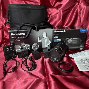 【美品】パナソニック　ハンディーカム　Panasonic HC-WX2M 保証有り　+予備バッテリー、バッグなど