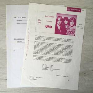 UFO BBC IN CONCERT 275 UK盤