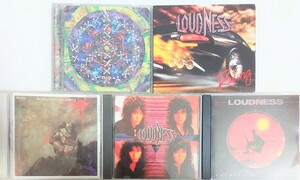 匿名配送 送料無料 LOUDNESS ラウドネス CD アルバム 5枚セット