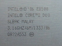 LGA775 Core2 E8500 3.16GHZ/6M/1333 2500/60817_画像2