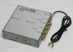  Toyota car 4ch external amplifier #ALPINE KCE-431R RCA terminal conversion BOX used 