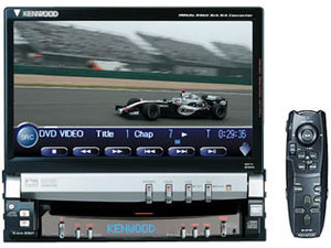 KENWOOD 5.1ch установка 7 type W встроенный в панель DVD ресивер VDX-09M MP3/WMA/DVD±R/RW не использовался 