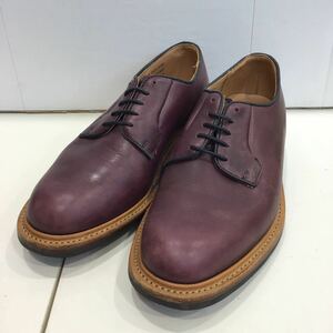 【MARK MCNAIRY マークマクナイリー】9539RWK ドレスシューズ US8 レザー ボルドー 2308oki