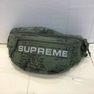 【Supreme シュプリーム】Field Waist Bag フィールドウエストバッグ グリーン 総柄 2308oki