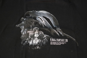 ファイナルファンタジー　35周年　FF 16　Tシャツ　黒　メンズ　XL　半袖　FINAL FANTASY　ユニクロ　新品 未使用　