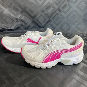 Puma Puma Chris Women's Synthetic Fiber White Rrote Shoes 22.5 см