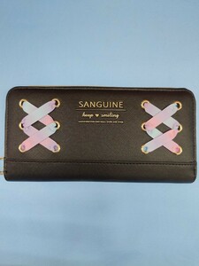 新品SANGUINE レディース長財布　黒