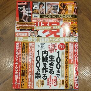 中古 週刊現代 2023年 5月20日号 5/20 東雲うみ 吉田莉々加 新井萌花 岡田奈々 池上季実子 【まとめての取引対応】