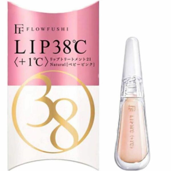 フローフシ LIP38℃ リップトリートメント +1℃ ベビーピンク 6.5ml