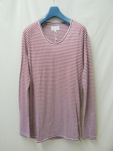 PYJAMACLOTHING ピジャマクロージング　新品未使用　LONG FIT TEE オフ/ボルドー　Mサイズ　ベルギー製