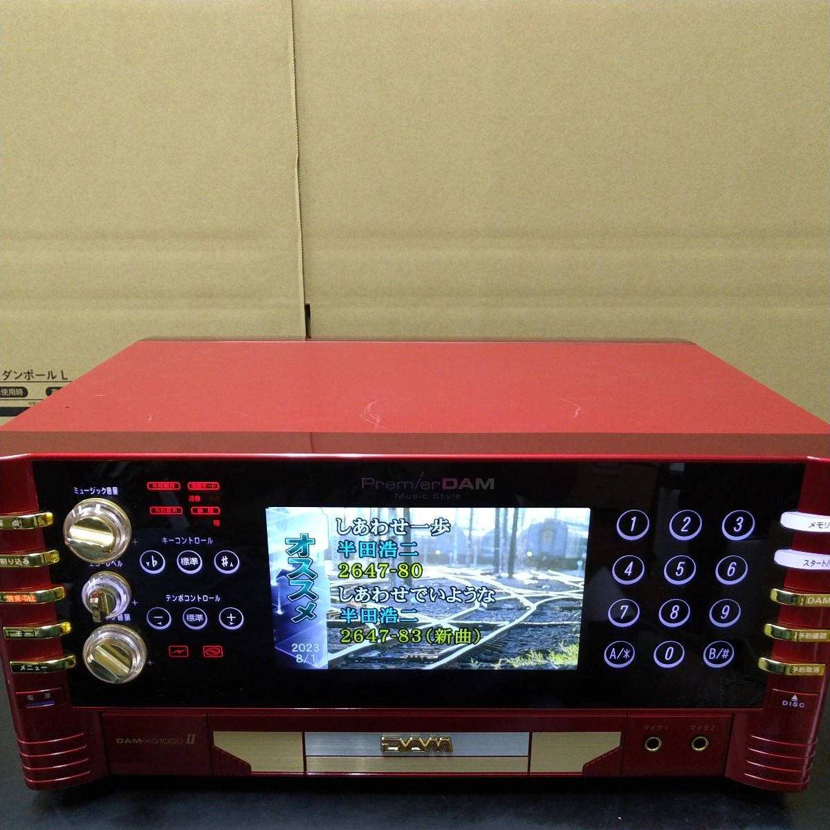 K29d 第一興商 DAM-XG1000Ⅱ 映像乱れ修理＋音声基板修理 1台-