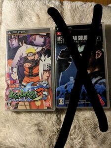 PSP ソフト NARUTO　ナルト ゲームソフト　ナルティメットアクセル3