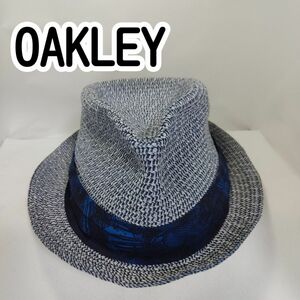 [USED]OAKLEY ペーパーロープ 中折れハット 麦わら帽子 サイズ約57㎝ 【0228】