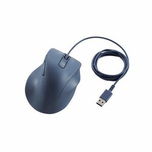  Elecom quiet sound wire mouse EX-G 5 button XL size M-XGXL30UBSKBU