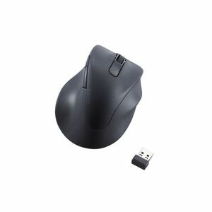  Elecom quiet sound 2.4GHz wireless mouse EX-G 5 button M size M-XGM30DBSKBK