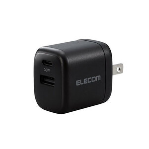  Elecom AC зарядное устройство /USB зарядное устройство /USB Power Delivery основа /30W/USB-C1 порт /USB-A1 порт / swing штекер / черный MPA-ACCP30BK