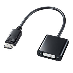 【5個セット】 サンワサプライ DisplayPort-DVI変換アダプタ AD-DPDV04X5