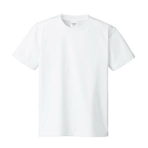 【10個セット】 ARTEC ATドライTシャツ 150cm ホワイト 150gポリ100% ATC38583X10