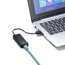 サンワサプライ USB3.2-LAN変換アダプタ(2.5Gbps対応) USB-CVLAN5BK_画像3