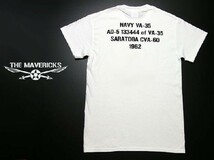 ミリタリー 半袖 Tシャツ M メンズ 米海軍 SeaBees 蜂モデル THEMAVERICKS ブランド 白 ホワイト_画像3