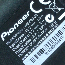 送料無料 Pioneer パイオニア carozzeria カロッツェリア 純正 SPX-SC01 用 12V シガー電源 WS-080-20 5V 2A 即決！_画像2