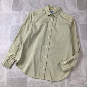 良品 Maker’s Shirt メーカーズシャツ 鎌倉シャツ 長袖 シャツ レディース 9 Mサイズ カーキ