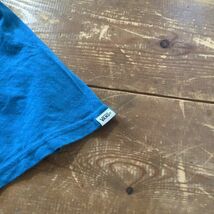 人気 VANZ バンズ ロゴプリント 染めプリント 半袖 tシャツ メンズ Mサイズ ブルー_画像6