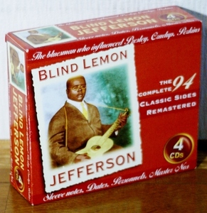 ブラインド・レモン・ジェファーソン/4CD-BOX リマスター★戦前ブルース カントリーブルース Blind Lemon Jefferson