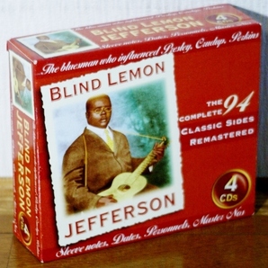 ブラインド・レモン・ジェファーソン/4CD-BOX リマスター★戦前ブルース カントリーブルース Blind Lemon Jeffersonの画像1