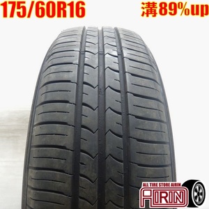 中古タイヤ 175/60R16 サマータイヤ GOODYEAR Efficient Grip ECO EG01 1本 単品 iQ アクア ラクティス トレジア 中古 16インチ