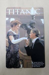 * unused *TITANIC Thai tanik Leonardo DiCaprio 50 frequency telephone card telephone card unused postage 84 jpy 