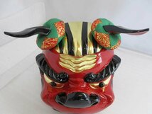 【特別販売品】獅子頭　権九郎　(幅27cm高26cm奥23cm)長期在庫品の為特価セール 国産木製高級仏具通販　管理番号「4524」_画像4