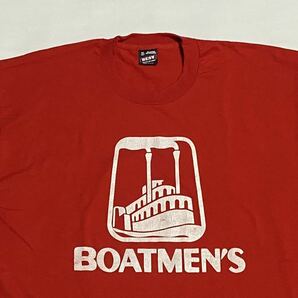 90's BEST FRUIT OF THE LOOM BOATMEN'S プリントTシャツ XLサイズ USA製 ビンテージ古着 90年代 80's vintage スクリーンスターズの画像1