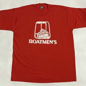 90's BEST FRUIT OF THE LOOM BOATMEN'S プリントTシャツ XLサイズ USA製 ビンテージ古着 90年代 80's vintage スクリーンスターズの画像2