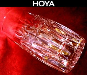 売切 HOYA クリスタル グラス 容量250cc 1客 日本製 未使用品 箱無 D/F、寸法φ上59/中62/下52×H124mm、重量300ｇ 口元厚1.6mm 底厚17mm