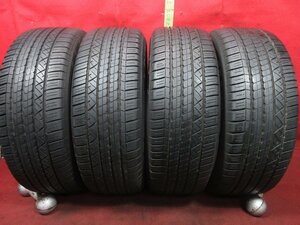 タイヤ 4本 235/60R18 ダンロップ グランドトレック GRAND TREK TOURING A/S バリ バリ山 溝アリ 送料無料★14049T