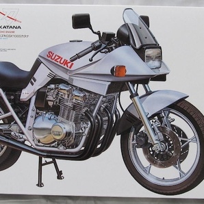 タミヤ 大型 バイク プラモ「1/6 スズキ GSX1100S カタナ 」新品の画像1