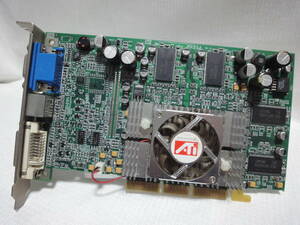 ◆即決有◆ Radeon ATI AGP ビデオカード RV25A-C3 (PowerColor 128MB Radeon9000？) /未チェック ジャンク品