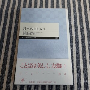 D1☆詩への道しるべ☆柴田翔☆ちくまプリマー新書☆