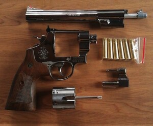 UMAREX ウマレックス S&W M629 8 3/8inc silver co2 リボルバー パーツ『マウントベース付き』Dan Wesson WG WinGun M29 マルシン タナカ 