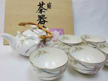 未使用　保管品　HOYA　保谷　蘭　茶器セット　（0822_画像1