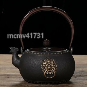 「81SHOP」 ★ ★新品未使用 ★★ 大容量★ 提梁壺 煎茶道具 手作り 鉄瓶 急須 茶道具