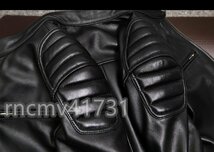 「81SHOP」本革レザージャケット牛革空軍フライトスーツ大きいサイズジャケットコートS～5XL_画像8