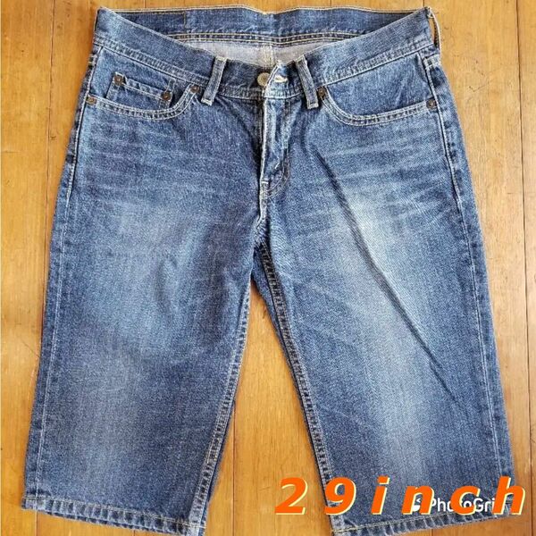 ★USED美品◆リーバイス◆LEVI’S◆デニム◆ハーフパンツ◆29インチ