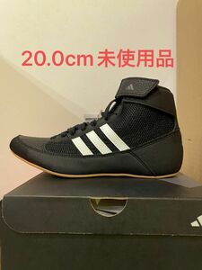レスリングシューズ adidas HVC K ブラック20.0cm