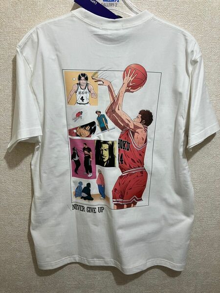 スラムダンク Slam dunk三井寿 Tシャツ XLサイズ新品未使用 厚手 白