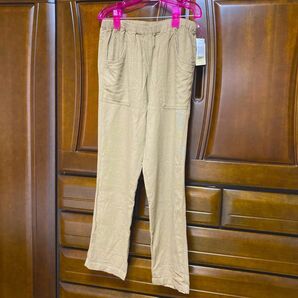 新品 パンツ ウエストゴム ウエスト紐 L