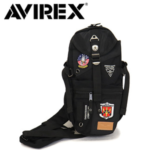 AVIREX (アヴィレックス) AVX305J TOP GUN ONE SHOULDER ショルダーバッグ 10-ブラック