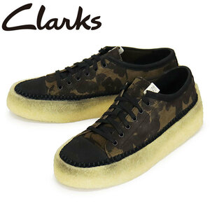 Clarks (クラークス) 26174026 Caravan Low キャラバンロー メンズシューズ Blk/Khaki Floral CL088 UK7.5-約25.5cm