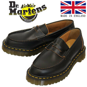 Dr.Martens (ドクターマーチン) 27826001 MIE PENTON BEX ペントン ローファー レザーシューズ BLACK イングランド製 UK8-約27.0cm